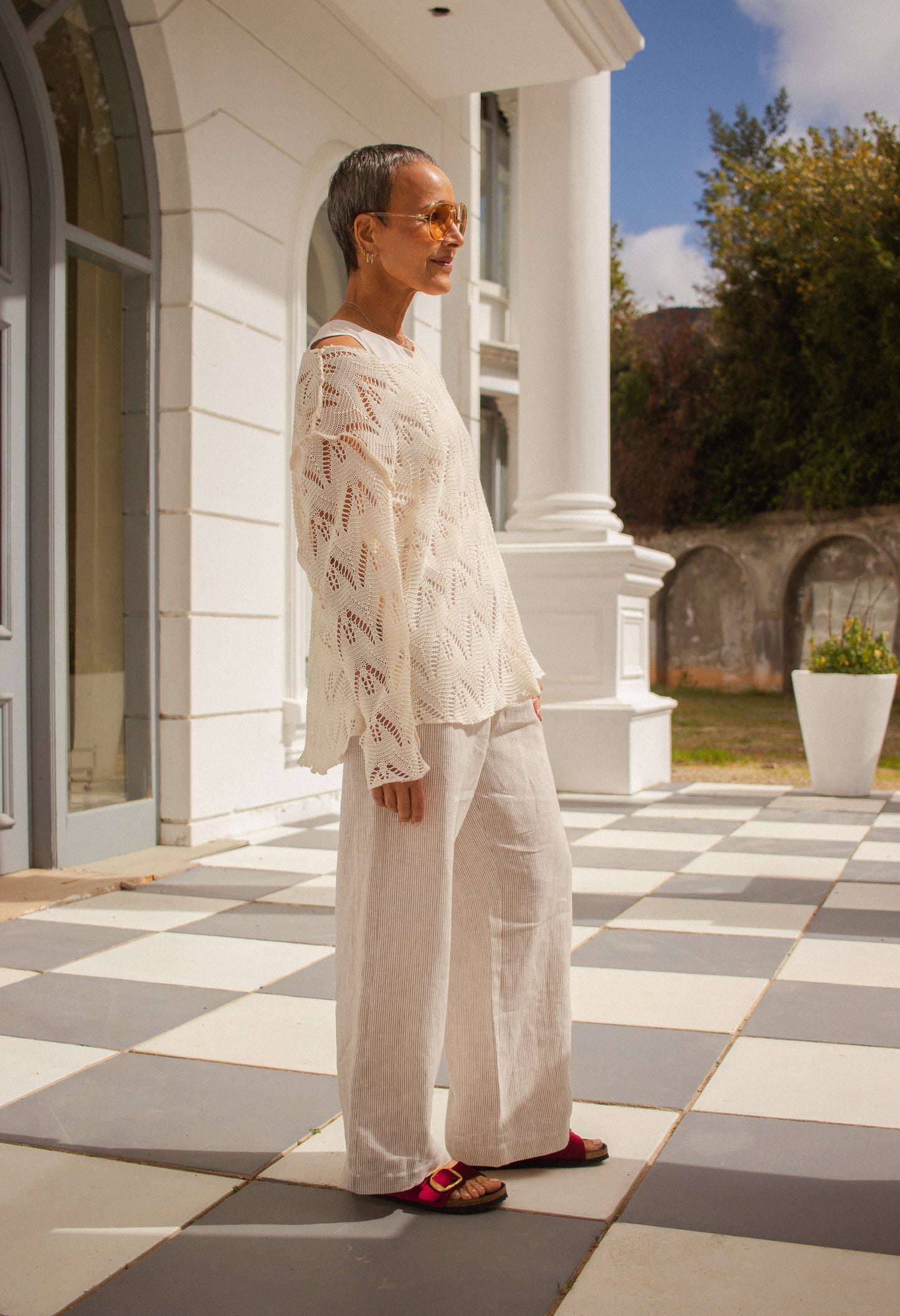 Crochet Knit Top