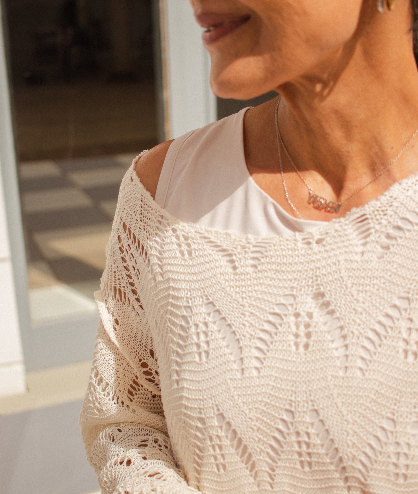 Crochet Knit Top