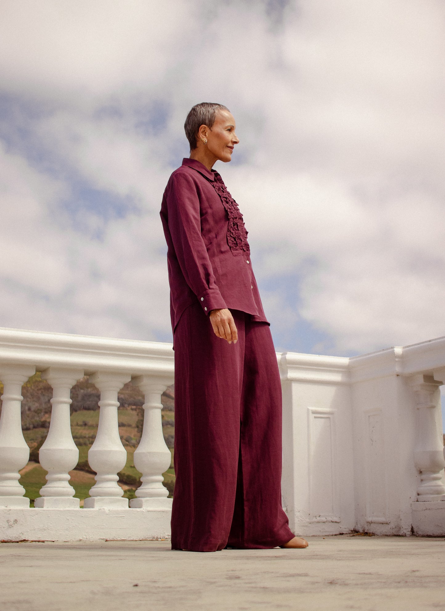 Burgundy Palazzo