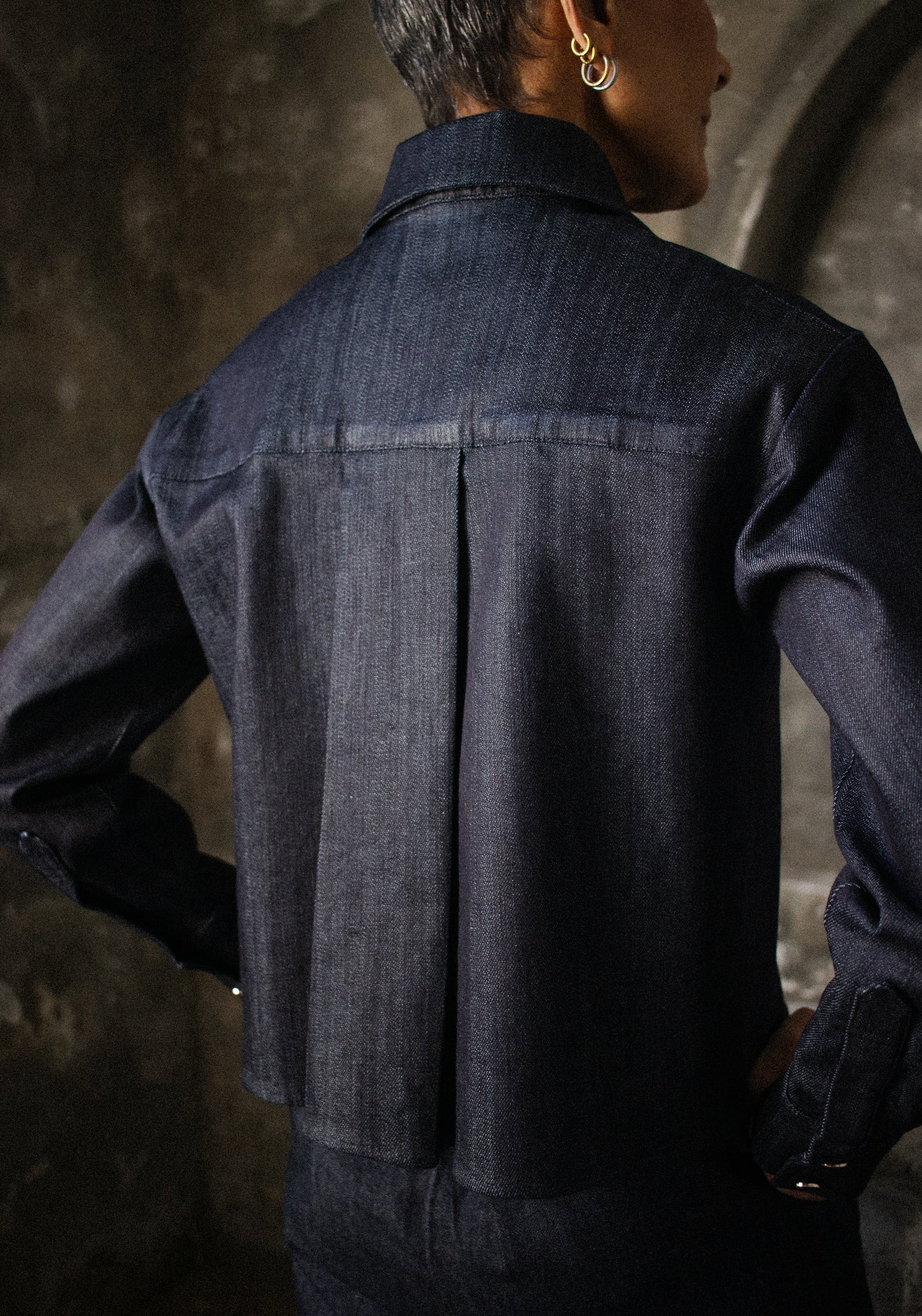 Cropped Denim Jacket