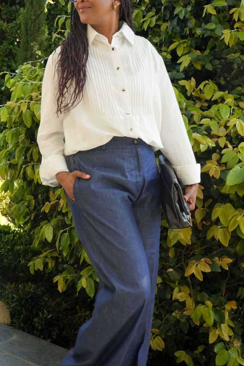 Tailored Straight-Leg Jeans