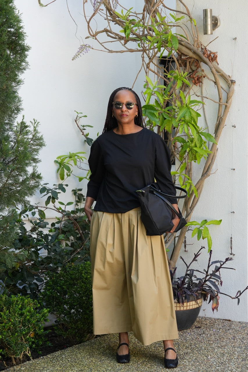 Lux Cotton Box-Pleat Co-ord Skirt