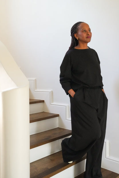 Jersey pull-on pants