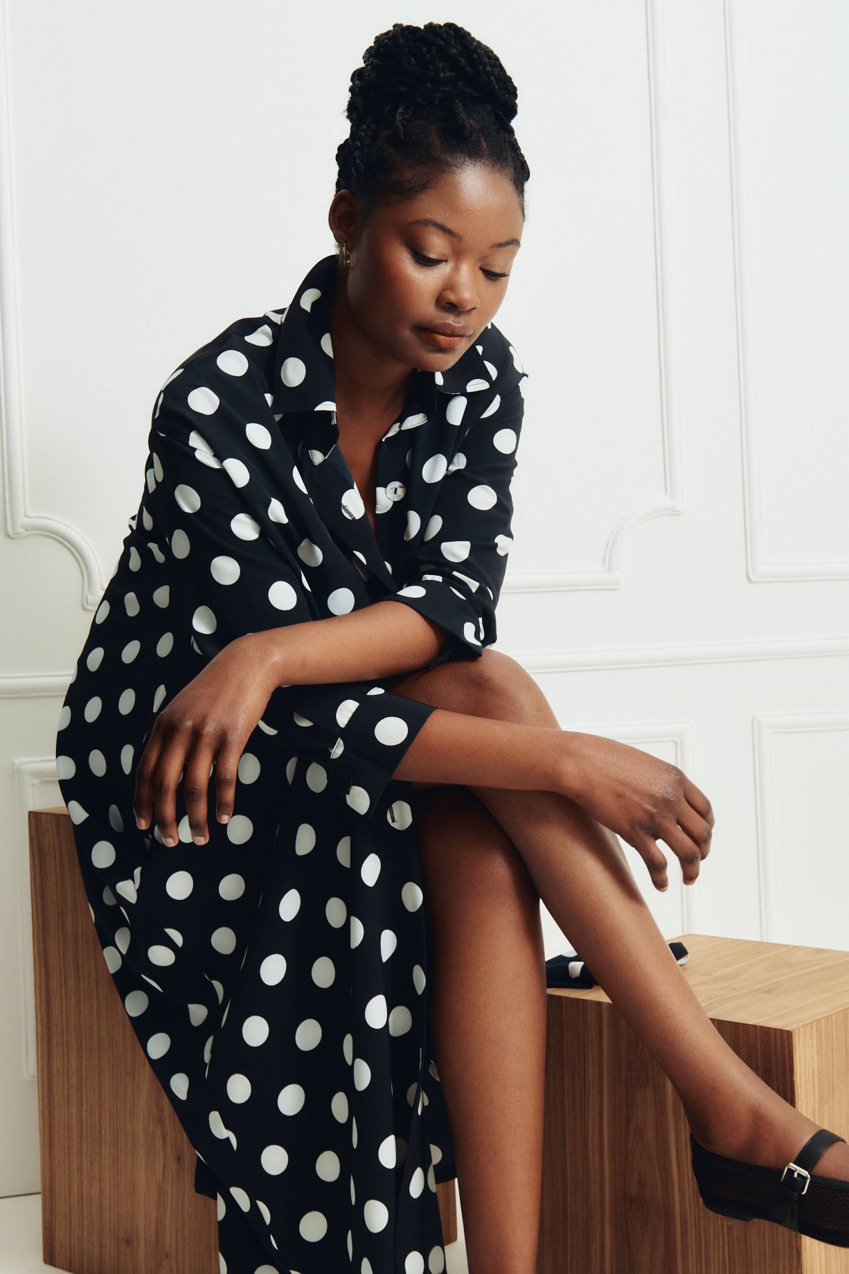 Polka Dot Long Dress