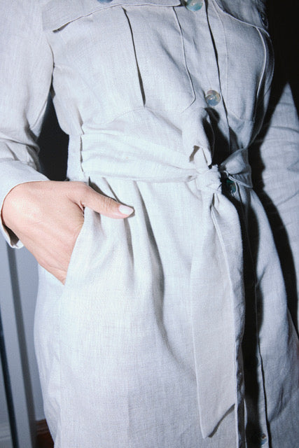 Linen Shirt-Dress