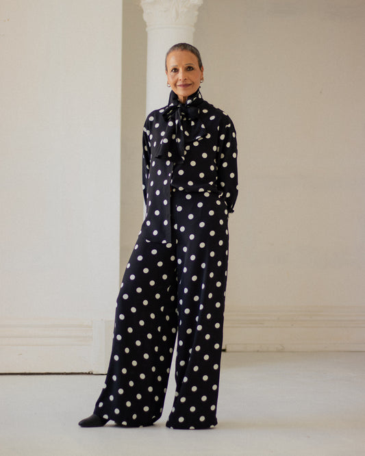 Spotted Palazzo Pants
