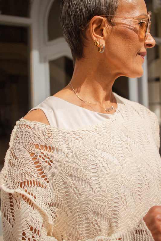 Crochet Knit Top