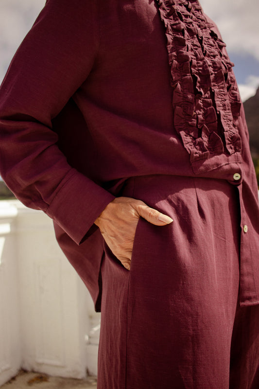 Burgundy Palazzo