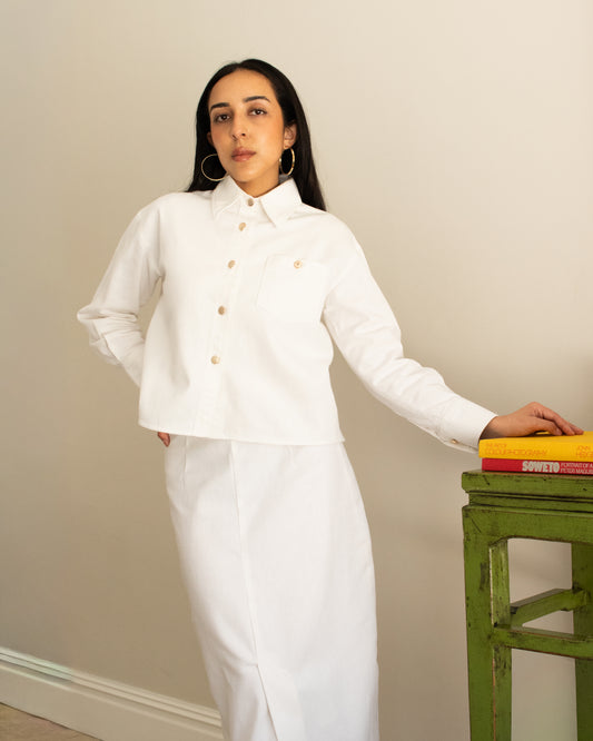 Cropped Denim Jacket