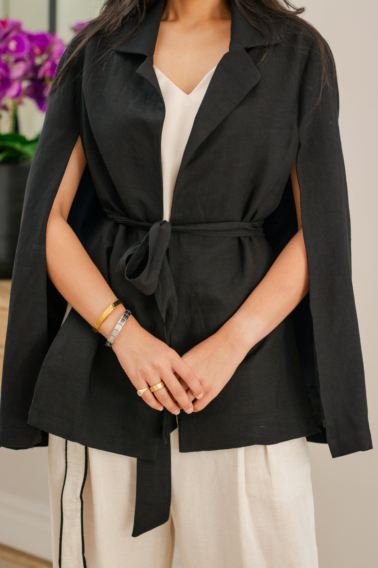 Cape-Style Blazer