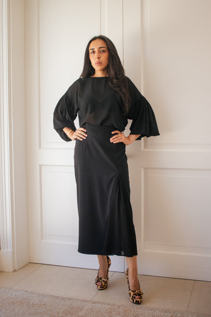 The Veil Black Skirt