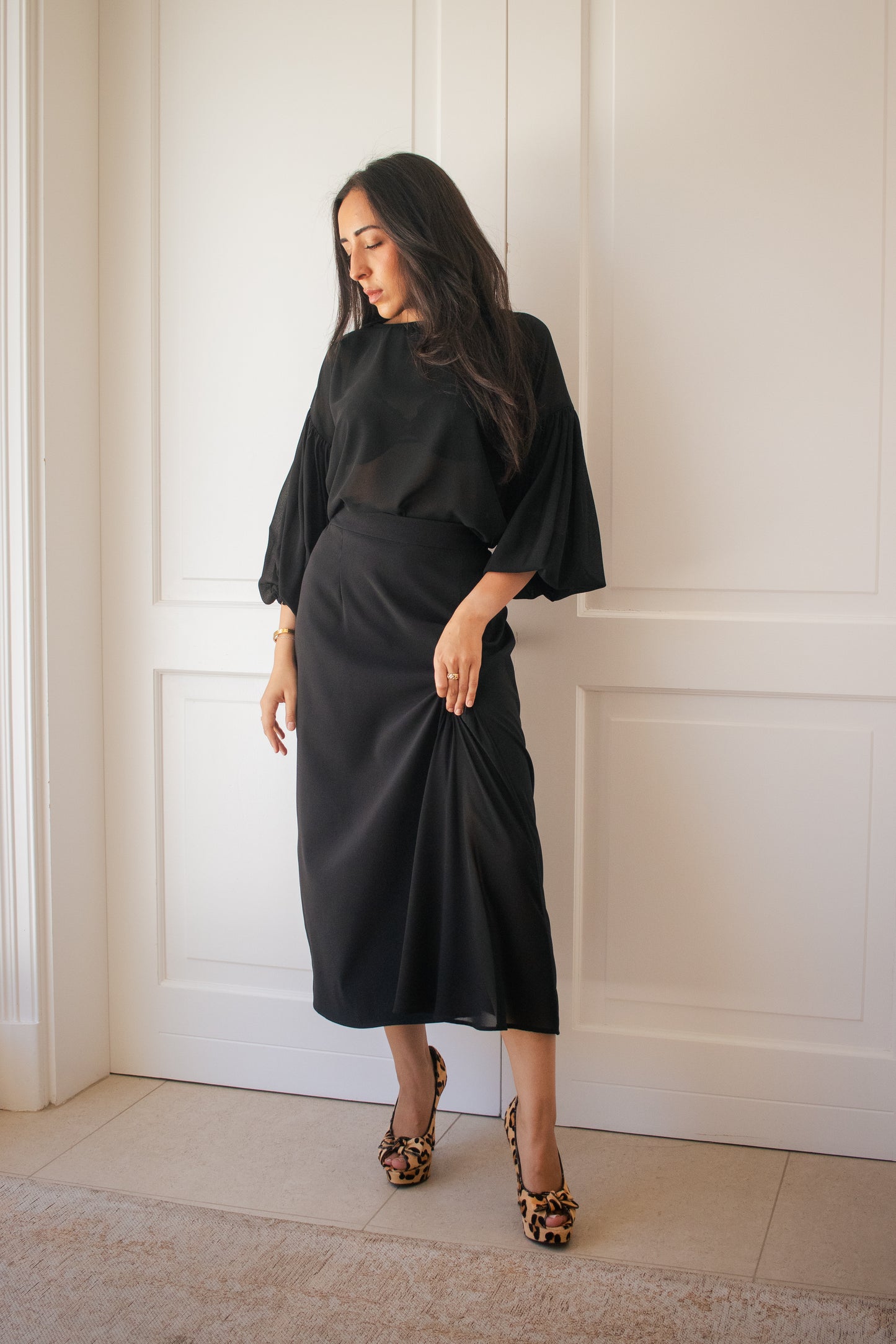 The Veil Black Skirt