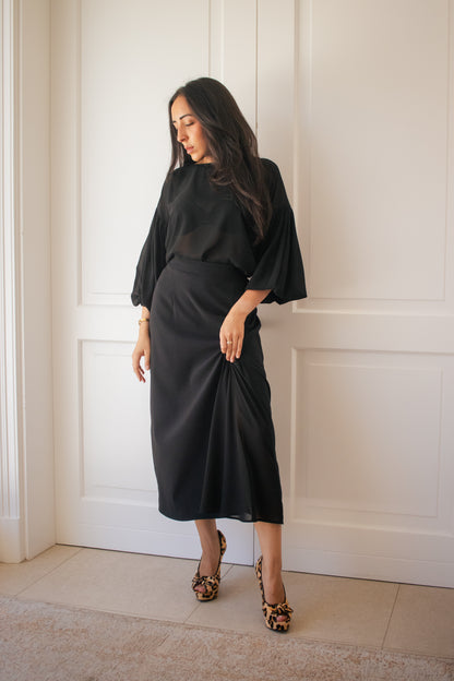 The Veil Black Skirt
