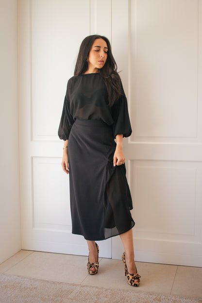 The Veil Black Skirt