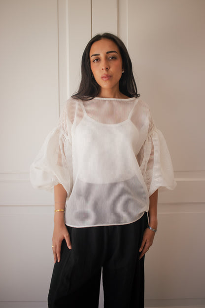 Balloon Sleeve Top
