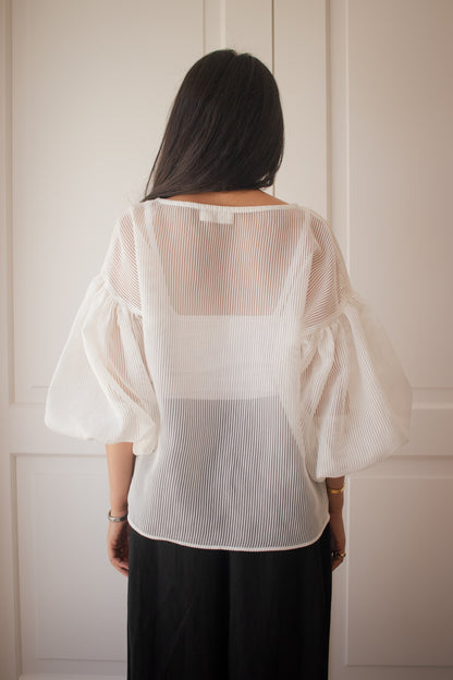 Balloon Sleeve Top